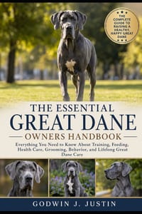 The Essential Great Dane Owners Handbook: Everything You Need to Know About Training, Feeding, Health Care, Grooming, Behavior, and Lifelong Great Dan cover