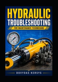 Hydraulic Troubleshooting for Maintenance Technicians: A Practical Guide to Pumps, Valves, Cylinders, Pressure, Flow, Contamination, and Electro-Hydra cover