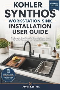 Kohler Synthos Workstation Sink Installation User Guide: The Complete Setup Manual for Composite Kitchen Sinks, Workstation Accessories, and Everyday cover