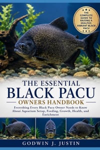 The Essential Black Pacu Owners Handbook: Everything Every Black Pacu Owner Needs to Know About Aquarium Setup, Feeding, Growth, Health, and Enrichmen cover