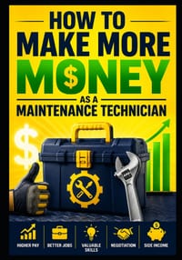 How to Make More Money as a Maintenance Technician: A Practical Guide to Higher Pay, Better Jobs, Valuable Skills, Salary Negotiation, and Side Income cover
