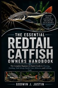 The Essential Redtail Catfish Owners Handbook: The Complete Beginner-to-Expert Guide to Housing, Feeding, Tank Setup, Health Care, Behavior, and Lifel cover