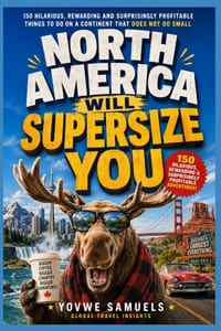 North America Will Supersize You: 150 Hilarious, Rewarding and Surprisingly Profitable Things to Do on a Continent That Does Not Do Small cover