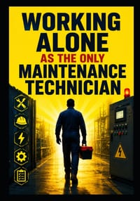 Working Alone as the Only Maintenance Technician: A Practical Guide to Prioritizing Breakdowns, Staying Safe, Managing Production Pressure, and Buildi cover