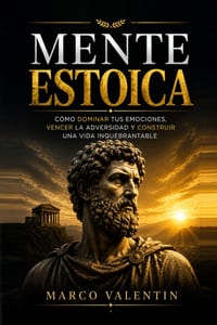 Mente Estoica: Cómo Dominar tus Emociones, Vencer la Adversidad y Construir una Vida Inquebrantable cover
