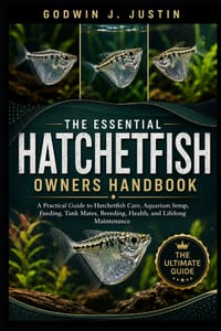 The Essential Hatchetfish Owners Handbook: A Practical Guide to Hatchetfish Care, Aquarium Setup, Feeding, Tank Mates, Breeding, Health, and Lifelong cover