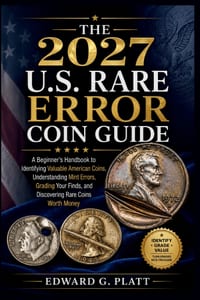 The 2027 U.S. Rare Error Coin Guide: A Beginner's Handbook to Identifying Valuable American Coins, Understanding Mint Errors, Grading Your Finds, and cover