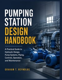 Pumping Station Design Handbook: A Practical Guide to Hydraulic Design, Pump Systems, Piping, Controls, Operation, and Maintenance cover