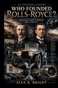 Who Founded Rolls-Royce? an Inspiring History: Inside the Rival Personalities, Engineering Breakthroughs, Tragedies, and Decisions Behind a Global Ico cover