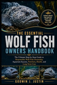 The Essential Wolf Fish Owners Handbook: The Ultimate Step-by-Step Guide to Responsible Wolf Fish Ownership, Aquarium Success, Nutrition, Health, and cover