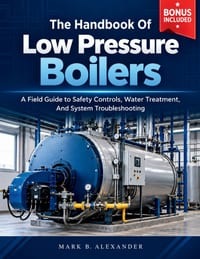 The Handbook Of Low Pressure Boilers: A Field Guide to Safety Controls, Water Treatment, And System Troubleshooting cover