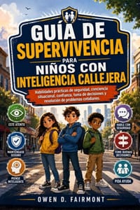 Guía de Supervivencia Para Niños Con Inteligencia Callejera: Habilidades prácticas de seguridad, conciencia situacional, confianza, toma de decisiones cover