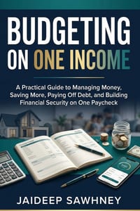 Budgeting on One Income: A Practical Guide to Managing Household Expenses, Saving More, Paying Off Debt, and Building Financial Security on One Payche cover