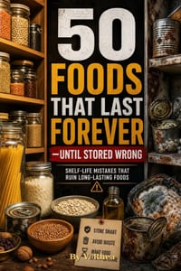 50 Foods That Last Forever-Until Stored Wrong: Shelf-Life Mistakes That Ruin Long-Lasting Foods cover
