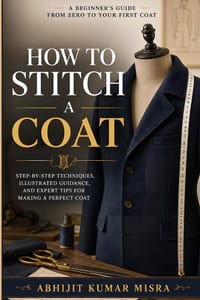How to Stitch a Coat: A Beginner's Illustrated Guide - Hand and Machine Stitching, Step by Step cover
