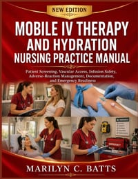 Mobile IV Therapy and Hydration Nursing Practice Manual: Patient Screening, Vascular Access, Infusion Safety, Adverse-Reaction Management, Documentati cover