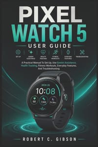 Pixel Watch 5 User Guide: A Practical Manual To Set Up, Use Gemini Assistance, Health Tracking, Fitness Workouts, Everyday Features, And Troubleshooti cover