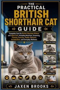 The Practical British Shorthair Cat Guide: Complete Care for British Shorthair Kittens and Adult Cats, Including Nutrition, Grooming, Training, Exerci cover