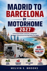 Madrid to Barcelona by Motorhome 2027: A Practical Guide to Routes, Campsites, Budgets, Itineraries & Driving Rules for Spain cover