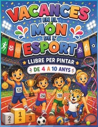 Vacances en el Món de l'Esport: Llibre per pintar cover