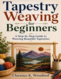 Tapestry Weaving for Beginners: A Step-By-Step Guide To Weaving Beautiful Tapestries cover