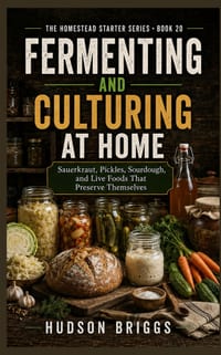 Fermenting and Culturing at Home: Sauerkraut, Pickles, Sourdough, and Live Foods That Preserve Themselves cover