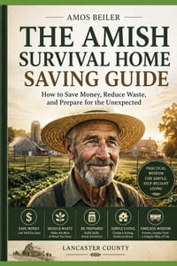 The Amish Survival Home Saving Guide: How to Save Money, Reduce Waste, and Prepare for the Unexpected cover