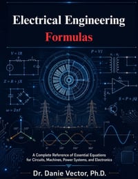 Electrical Engineering Formulas: A Complete Reference of Essential Equations for Circuits, Machines, Power Systems, and Electronics cover