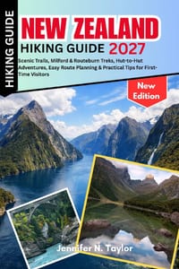 New Zealand Hiking Guide 2027: Scenic Trails, Milford & Routeburn Treks, Hut-to-Hut Adventures, Easy Route Planning & Practical Tips for First-Time Vi cover