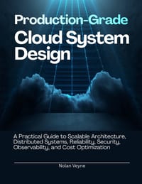 Production-Grade Cloud System Design: A Practical Guide to Scalable Architecture, Distributed Systems, Reliability, Security, Observability, and Cost cover