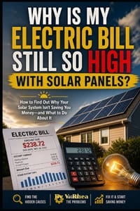 Why Is My Electric Bill Still So High With Solar Panels?: How to Find Out Why Your Solar System Isn't Saving You Money-and What to Do About It cover