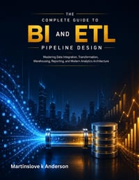 The Complete Guide to BI and ETL Pipeline Design: mastering Data Integration, Transformation, Warehousing, Reporting, and Modern Analytics Architectur cover