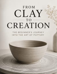 From Clay to Creation: The Beginner's Journey into the Art of Pottery 8.5 by 11 inches cover