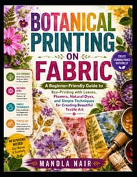 Botanical Printing on Fabric: A Beginner-Friendly Guide to Eco-Printing with Leaves, Flowers, Natural Dyes, and Simple Techniques for Creating Beautif cover