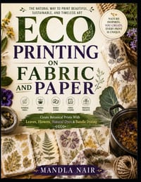 Eco Printing on Fabric and Paper: Create Botanical Prints With Leaves, Flowers, Natural Dyes & Bundle Dyeing cover