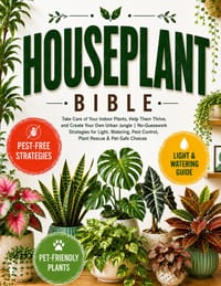 The Houseplant Bible: Take Care of Your Indoor Plants, Help Them Thrive, and Create Your Own Urban Jungle No-Guesswork Strategies for Light, Watering, cover