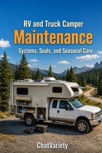 RV and Truck Camper Maintenance: Systems, Seals, and Seasonal Care cover