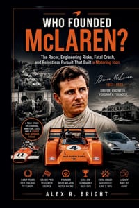 WHO FOUNDED McLAREN? AN INSPIRING HISTORY: The Racer, Engineering Gamble, Fatal Crash, and Relentless Pursuit That Built a Motoring Icon cover