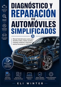 Diagnóstico y reparación de automóviles simplificados: Manual ilustrado paso a paso para identificar fallas, realizar pruebas, mantener sistemas y sol cover