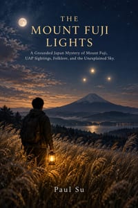 The Mount Fuji Lights: A Grounded Japan Mystery of Mount Fuji, UAP Sightings, Folklore, and the Unexplained Sky cover