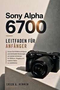 Sony Alpha 6700 LEITFADEN FÜR ANFÄNGER: Nutzen Sie KI-Motivverfolgung und individuelle Steuerungen, um hybride Aufnahmen für Wildtiere, Vlogging und k cover