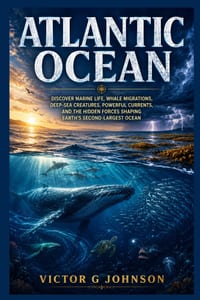 Atlantic Ocean: Discover marine life, whale migrations, deep-sea creatures, powerful currents, and the hidden forces shaping Earth's second-largest oc cover