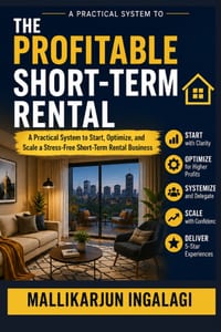 The Profitable Short-Term Rental: A Practical System to Start, Optimize, and Scale a Stress-Free Short-Term Rental Business cover