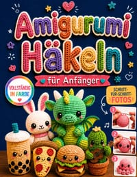 Amigurumi h�keln f�r Anf�nger: Ganz ohne Frust zu s��en Kuscheltieren, auch wenn du noch nie eine H�kelnadel in der Hand hattest Einfache Anleitungen, cover