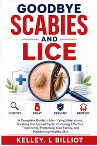Goodbye Scabies and Lice: A Complete Guide to Identifying Infestations, Breaking the Spread Cycle, Choosing Effective Treatments, Protecting Your Fami cover