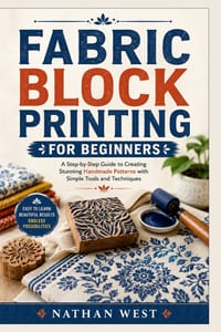 Fabric Block Printing for Beginners: A Step-by-Step Guide to Creating Stunning Handmade Patterns with Simple Tools and Techniques cover