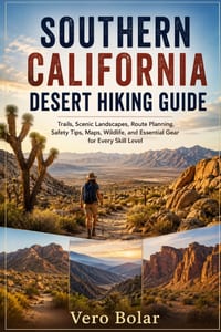 Southern California Desert Hiking Guide: Trails, Scenic Landscapes, Route Planning, Safety Tips, Maps, Wildlife, and Essential Gear for Every Skill Le cover