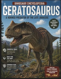 Dinosaur Encyclopedia Series Vol.29 Ceratosaurus Encyclopedia: Exploring a Late Jurassic Predator Through Fossils and Science cover