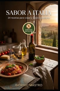 Sabor a Italia: 24 recetas para viajar y 2 para quedarte cover