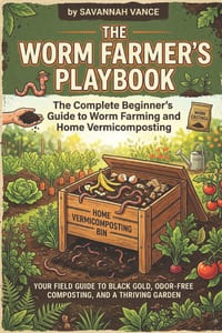 The Worm Farmer's Playbook: The Complete Beginner's Guide to Worm Farming and Home Vermicomposting cover